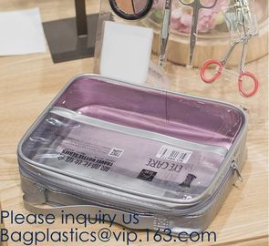 High Performance Toiletry Bag,Vinyl Plastic Toiletry for Travel Accessories Organizer Makeup bag,Wine sling Recycled Cos