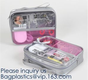 High Performance Toiletry Bag,Vinyl Plastic Toiletry for Travel Accessories Organizer Makeup bag,Wine sling Recycled Cos