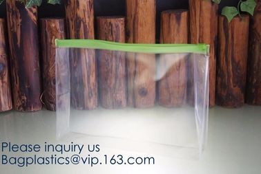 Bathroom Eco friendly Transparent EVA Zipper Bag Travel Plastic Cosmetic Bag,frosted white eva makeup bag with zipper