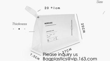 Portable custom logo printed Transparent PVC Window Women Makeup Pouch Travel Clear Cosmetic bag, bagease, bagplastics