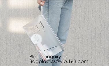 Portable custom logo printed Transparent PVC Window Women Makeup Pouch Travel Clear Cosmetic bag, bagease, bagplastics