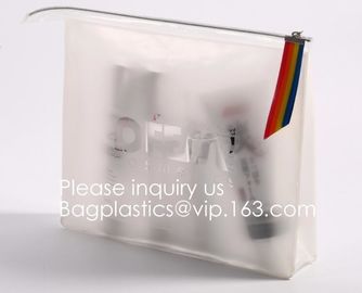 EVA Packing Pouch With PU,Fashion Trendy Lady Personal Care Portable Eva Lip Balm Transparent Cosmetic Bag, bagease, pac