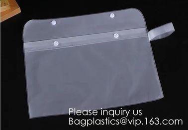 Waterproof Matte Sliding Zipper Pvc Eva Bag With Logo Printing,Eco-friendly Heat Seal Frosted EVA Cosmetic Bags With Sna