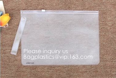 Customized Printing EVA Pouch Clear Cosmetic Bag Waterproof Toilet Bag for Travel,eva zipper slider cosmetic bag, bageas