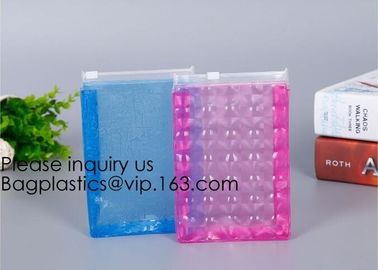 Stand Up Zip Bag PVC Cosmetic Clear Packaging Pouch Cosmetic Bag,Gusset/Organ Bag,Waterproof Phone Bag,Handbag,Wine Bag,