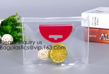 Stand Up Zip Bag PVC Cosmetic Clear Packaging Pouch Cosmetic Bag,Gusset/Organ Bag,Waterproof Phone Bag,Handbag,Wine Bag,