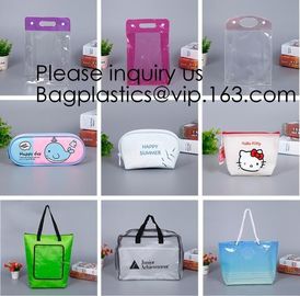 Customized Bags PVC Phone Bag Cosmetic Bag Ladies Handbag Clothes Packing Bag Wine Cooler Ice Bag Stationery Document Ba