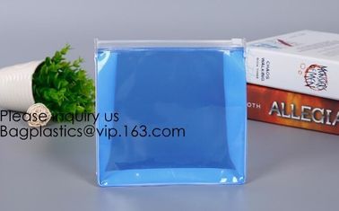 Clear Eva Pvc Bag With Zipper Swimwear Packaging Bag,Holographic Trendy Cosmetic Pvc Bag Portable Travel Makeup Bag