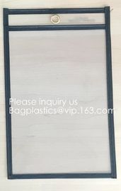 Promotional factory price portable Zip lockk clear holographic PVC cosmetic bag,Eco-friendly heat seal frosted plastic PVC