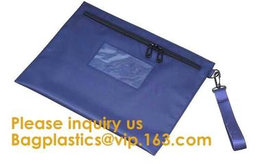 Bank Locking Document Security Bag Deposit Bank Bag Custom Multi Function Cash Money Reusable Deposit Security Locking B