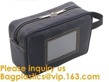 Zipper Bank Deposit Pouches Bag,Locking Secured Bank Bag Locki Deposit Doc Bag with PVC Window,Secure Deposit Utility Zi