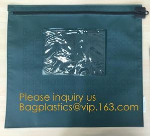 Waterproof Locking Storage Bag Bank Document Security Bag,Waterproof Nylon Security Night Deposit Bags Zipper Locking Ba