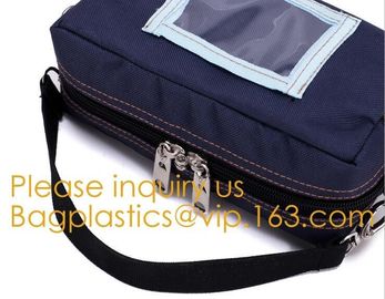 Bank Pack Case Manufacturer Customize Strong Power Waterproof Locking Secured Bank Tool Coin Money Bag With PVC Window