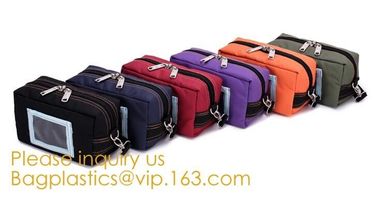 Bank Pack Case Manufacturer Customize Strong Power Waterproof Locking Secured Bank Tool Coin Money Bag With PVC Window