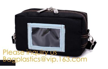 Bank Pack Case Manufacturer Customize Strong Power Waterproof Locking Secured Bank Tool Coin Money Bag With PVC Window