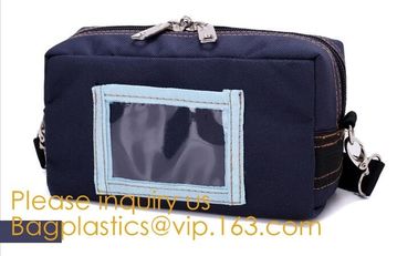 Bank Pack Case Manufacturer Customize Strong Power Waterproof Locking Secured Bank Tool Coin Money Bag With PVC Window