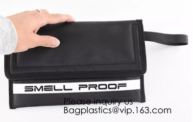 Discreet Smoke Smell Proof carbon lining Case with Combination Lock Premium Odor Smell Proof Bag, BAGEASE, BAGPLASTICS