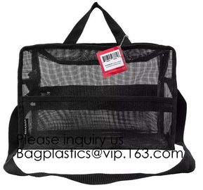 Nylon Mesh Net Cosmetic Bag, Mesh Make Up Bag,Eco -friendly material cosmetic mesh bag ,PVC mesh bag for sales in USA