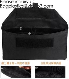 Fireproof Document Bag Silicone Coated Fire Resistant Money Bag Fireproof Safe Storage Bag,Cash Bag,Money bag, security