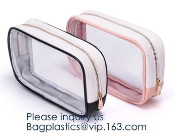 Zippered Carry on Toiletry Bag Quart Luggage Pouch Travel Wash Bag Accessories Organizer Bag Set for Women Men Vacation