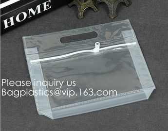 Soft Zipper Invoice Bill Bag, Pen Pouch Pen Bag,Pencil Pouch Stationery Bag Zipper Fabric Pockets Coupon Receipts Bills