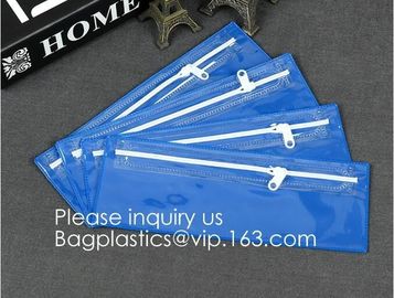 Soft Zipper Invoice Bill Bag, Pen Pouch Pen Bag,Pencil Pouch Stationery Bag Zipper Fabric Pockets Coupon Receipts Bills