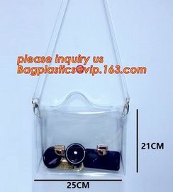 biodegradable PVC tube handle carrier bag, handle packing bag oem pvc bag,zipper pvc cosmetic bag with handle bags, sack