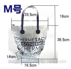 eco friendly Clear PVC soft loop handle plastic bag, PVC material gusset handle hard plastic shopping bags, die cut hand