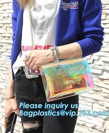 Fashion PVC Tote Bag Shoulder Handbag Transparent PVC Beach Bag, Fashion transparent pvc ladies shoulder bag crossbody s