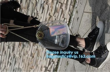 Soft PVC Cheap Shoulder Bag With Pockets, Vanity Bag PVC Crossbody Bag Fashion Woman Messenger Shoulder Bag, pac, pack