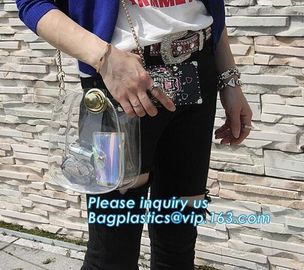 Soft PVC Cheap Shoulder Bag With Pockets, Vanity Bag PVC Crossbody Bag Fashion Woman Messenger Shoulder Bag, pac, pack