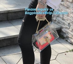 Waterproof Tote Bag for Teen Fashion And Classy woman, Durable Clear Pvc Zipper Bag Backpack For Best Price, PVC Shoulde