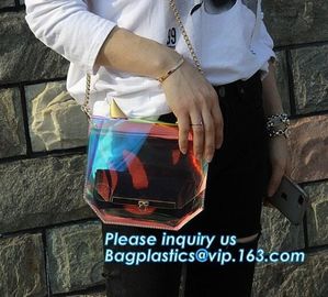 PVC Shopping Bag pvc shoulder bag clear pvc beach bag, multifunction pvc tote handbag shoulder bag, promotional pvc sing