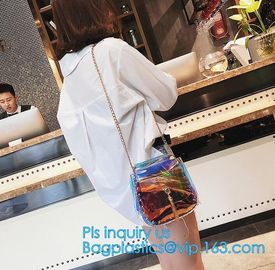 High quality newest fashion transparent handbags women pvc clear bags shoulder bag, Clear Pvc Manufacture Small Custom T