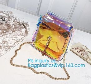 High quality newest fashion transparent handbags women pvc clear bags shoulder bag, Clear Pvc Manufacture Small Custom T