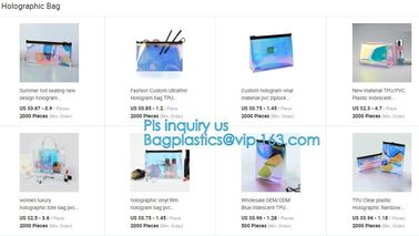 Elegant Transparent Handbags Shoulder Tote PVC Beach Bags for women with Zipper, Vinyl Transparent PVC Shoulder Bag With