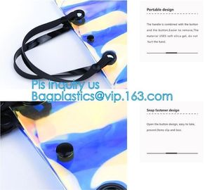 lady woman cosmetic PVC handbag, Fashion Clear Plastic PVC Handbags for Women, Handbags PVC cosmetic bag, HANDLE, CARRIE