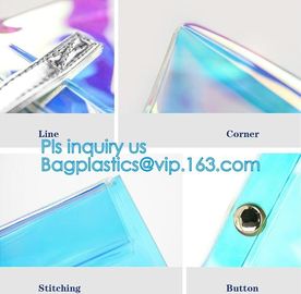 cosmetic pouch custom makeup bag, portable travel makeup bag cases bulk women handbag, Travel waterproof clear zipper co