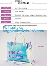 Summer Beach Bag Clear PVC Shoulder Bag new style, Fashion transparent jelly iridescent manufacturer clear shoulder purs