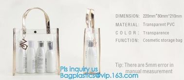 Custom Stadium Tote Bag Clear Shoulder PVC Bag with Zipper, pvc letter bucket bag clear transparent jelly shoulder tote