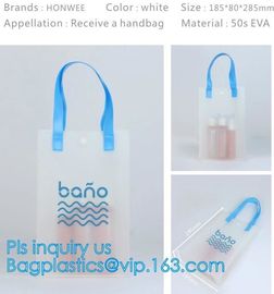 Beach Lash Package Tote Shoulder Bag with Interior Pocket, Customized Large Clear PVC Tote Bag Beach Bag, Water Resistan