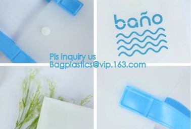 Beach Lash Package Tote Shoulder Bag with Interior Pocket, Customized Large Clear PVC Tote Bag Beach Bag, Water Resistan