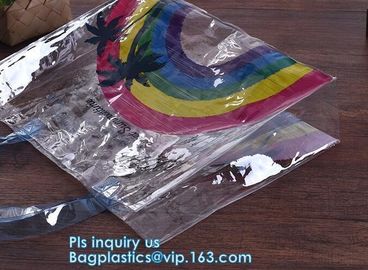Crossbody Messenger Shoulder Bag Sling Bag, transparent handbag tote shoulder PVC sling clear vinyl beach bag, handy bag