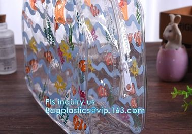 pvc shoulder bag large capacity tote bag for women, laser shoulder bag pvc leather tote bag, Studded Clear Tote/PVC shou