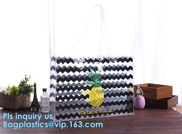 Waterproof Shoulder Bag With Cosmetic Bag, shoulder PU PVC transparent bag, Messenger Shoulder Transparent Beach PVC Zip