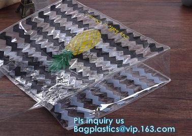 Waterproof Shoulder Bag With Cosmetic Bag, shoulder PU PVC transparent bag, Messenger Shoulder Transparent Beach PVC Zip