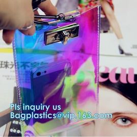 Transparent Clear Bag Wallet Purse, Clear rubber tote bag zipper wallet pvc beach bag, travel wallet PVC clear giant pas