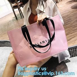 Clear PVC/Vinyl shoulder tote bag, outdoor carry clear pvc shoulder bag, fashion jelly candy bag women pvc clear shoulde