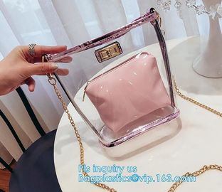 reusable shopping Pvc Vinyl Plastic Beach Bag Large Shopper Shoulder Bag, 600D pvc coated handling promotion shopping ba