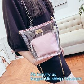 reusable shopping Pvc Vinyl Plastic Beach Bag Large Shopper Shoulder Bag, 600D pvc coated handling promotion shopping ba